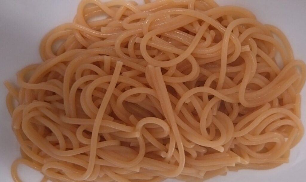 ゆで上がったZENBヌードル丸麺